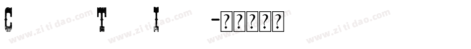 Cowboy Thin Italic字体转换